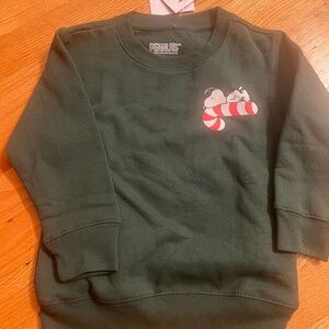 peanuts snoopy candy can sweatshirt Christmas Holiday